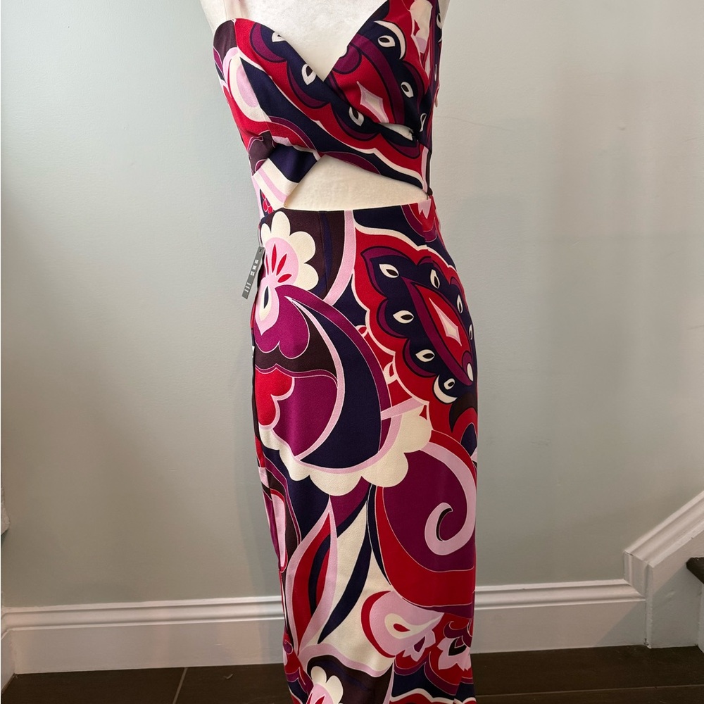 Express Colorful Patterned Dress